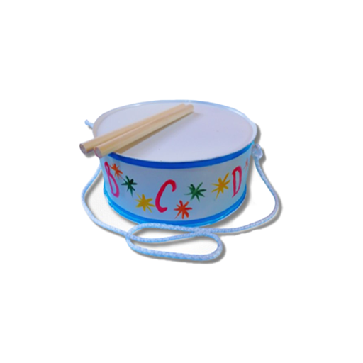 [5258] TAMBOR METAL DECO 4 ARTESANAL BERTA