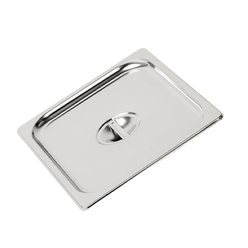 [30274] TAPA ACER INOX P/BANDEJA VAPORERA 1/6 SEXTO 17.6X16.2 CM 6 LT 816-L