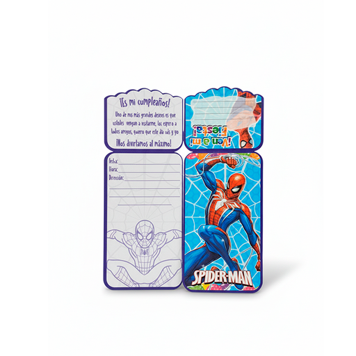 [15010079] TARJETA CUMPLEAÑOS HOMBRE ARAÑA PEQ 10 UN SERMEL