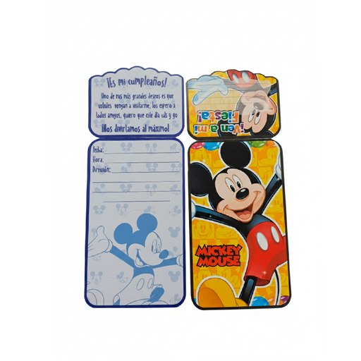 [15010068] TARJETA CUMPLEAÑOS MICKEY PEQ 10 UN SERMEL