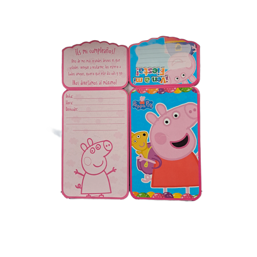 [15010073] TARJETA CUMPLEAÑOS PEPA PEQ 10 UN SERMEL