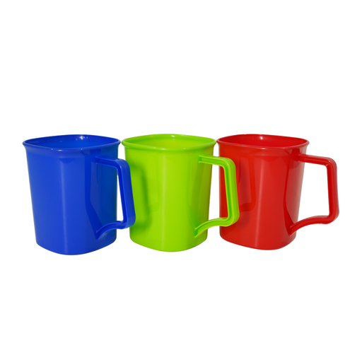 [1023873] TAZA PLAS 450 ML CUAD COL SOL 301609000 Z PLAS