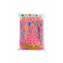 TENEDOR ROSADO 2 HASVIC 25 UNI 