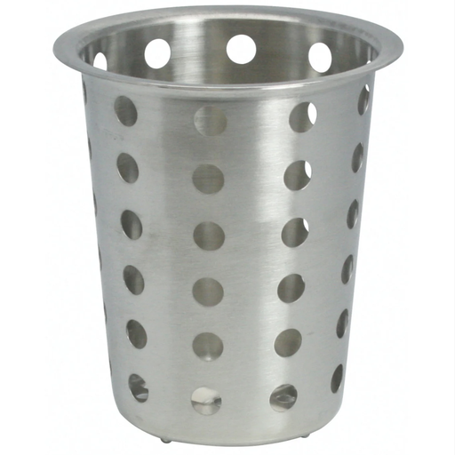 [1015409] VASO C/AGUJEROS ACER INOX P/CUBIERTOS WINCO FC-SS