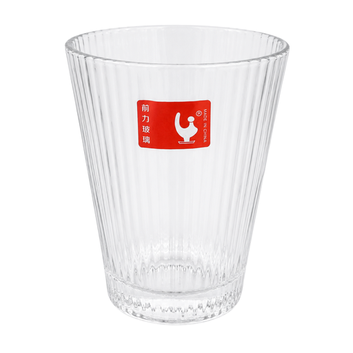 [15009271] VASO VID 325 ML TRANS CONICO PLISADO GIGI Y6010