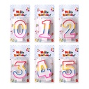 VELA NUMERICA C/ BRILLANTINA 08120115