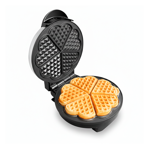 [1004183] WAFLERA 700 W RED 5 MINI CORAZON CAJ GREAT CHOICE WP-DM12