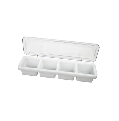 [15010732] ORGANIZADOR P/BAR PLAS 4 COMP 18X5X3" THUNDER GROUP PLBC004P