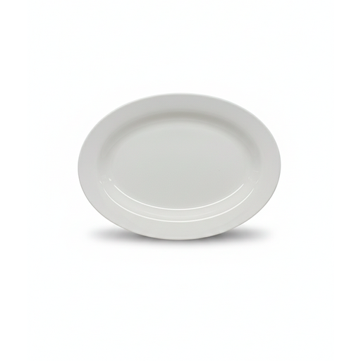 [15010823] PLATO CERA OVAL 10X7" BL GIGI-34