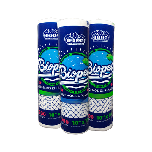 [7771] POLIPEL ROLLO 500 PLIEGOS 10X10" MED BIOPEL