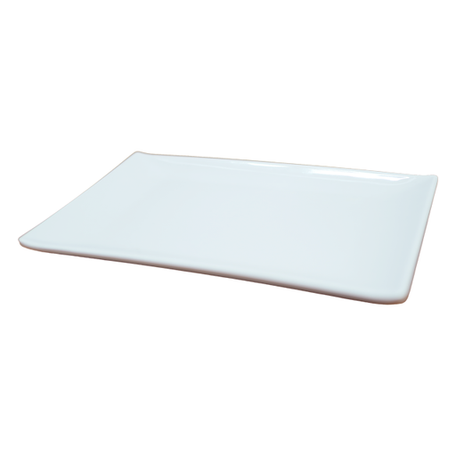 [15011195] BANDEJA MELA RECT 9.75X6.25" PLANA LISA BL MORENA P9614