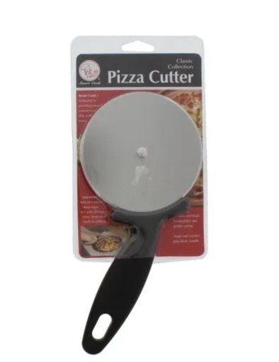 [15011402] CORTADOR P/PIZZA ACER 28X12X1 CM LISO NG/PLAT SMART COOK 743-9063731