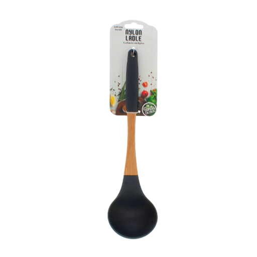 [15011368] CUCHARA NYLON 13" LISO GRIS/CREMA BONITA MAYS 716-75499-72