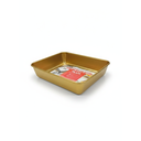 MOLDE HACER INOX 25.25X20.3 CM RECT DOR 430A-GIGI