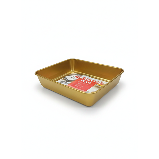 [15011313] MOLDE HACER INOX 25.25X20.3 CM RECT DOR 430A-GIGI