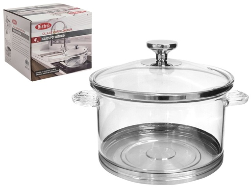 [15011342] OLLA ACER/VID 20 CM C/T BISTRO 713-03413