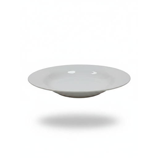 [15011146] PLATO MELA RED 10" HONDO C/ORILLA ANCHA BL MORENA P40412