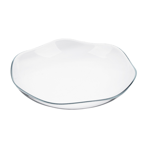 [15011450] PLATO PORCE 12" TOSCANA LISO TRANS PASABAHCE MAYS 748-10596