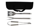 SET 3 UTENSILIOS ACER/TELA P/BARBACOA PLAT BISTRO  741-35917