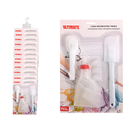 [15011407] SET UTENSILIOS P/REPOSTERIA PLAS BL 11 PZ ULTIMATE  723-02003