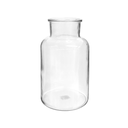 FLORERO VID 26 CM LISO TRANS DECORE 714-02334