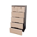 GAVETERO QUEEN PLAS 5 NIV BEIGE MEGA