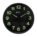 RELOJ PARED 10" CM LISO BL/VD NG/VD TIMES TOWER 602-04679