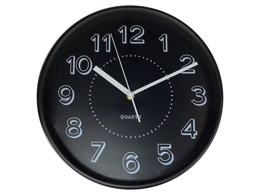 [15011542] RELOJ PARED 11.8" CM LISO NG/BL TIMES TOWER MAYS 602-01058