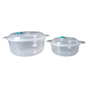 SET 2 OLLAS RAMEN PLAS MULTIUSOS TAPA C/VALV KITCHEN PRO 11050