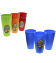SET 3 VASOS PLAS 25" LISO ANAR/RJ/VD/AZ RATAN MAYS 723-16473