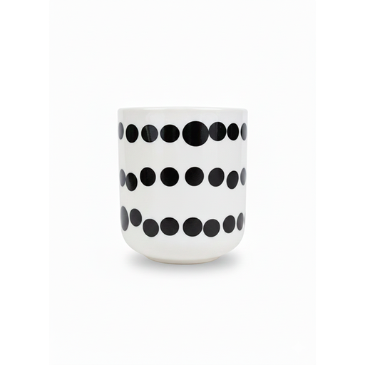 [15011830] TAZA/VASITO CERA 3.7 OZ DECO NG/BL UN LIFE ART MAYS 727-03494