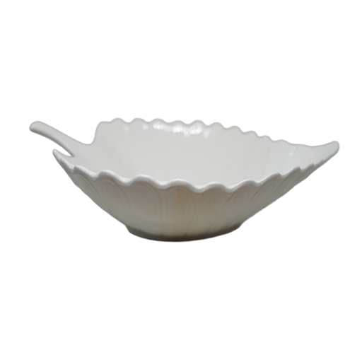 [15012258] HOJA CERA HONDO 10.5 X7.5" WH004