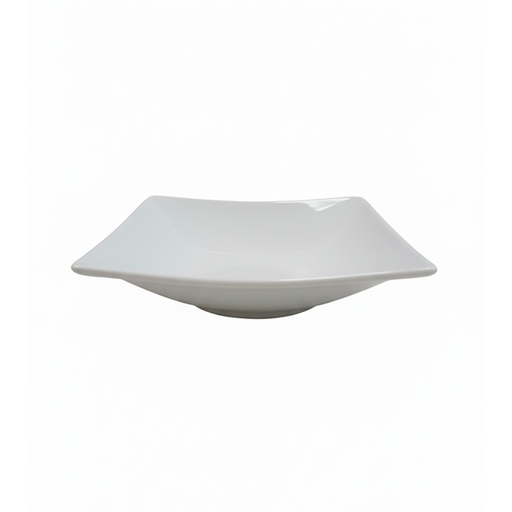 [15012012] PLATO CERA 8" CUAD CONICO HONDO C/ORI 1.5CM BL GIGI-147