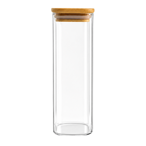 [15012247] DEPOSITO VID 600 ML CUAD TAPA PRES MAD CAJ GIGI